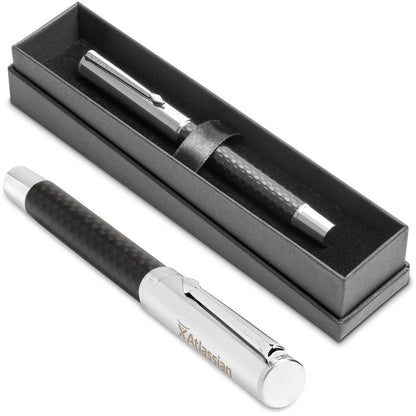 Alex Varga Sirius Rollerball Pen for Effortless Writing - Brand your company Logo! Get a quote - Promo Lingo