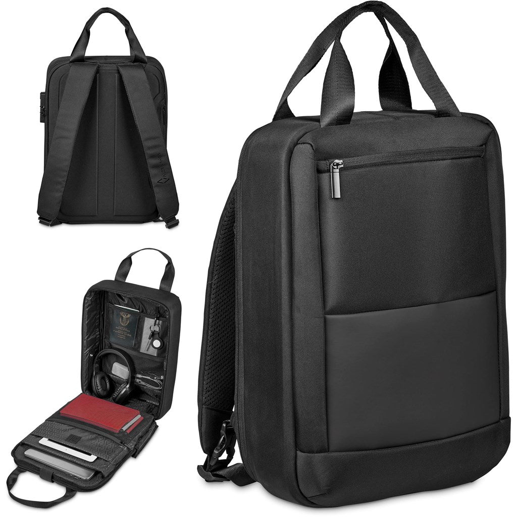 Alex Varga Tremezzo Laptop Backpack with Charging Port - Brand your company Logo! Get a quote - Promo Lingo