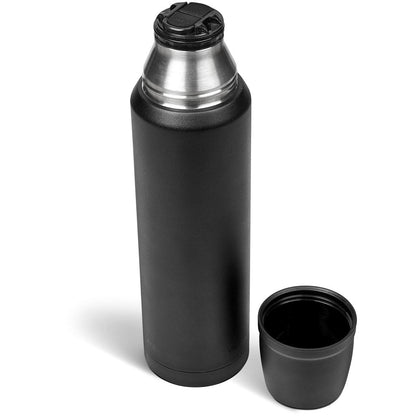 Alex Varga Valhalla Stainless Steel Vacuum Flask – 1 Litre Elegant Design for Hot or Cold Beverages - Brand your company Logo! Get a quote - Promo Lingo