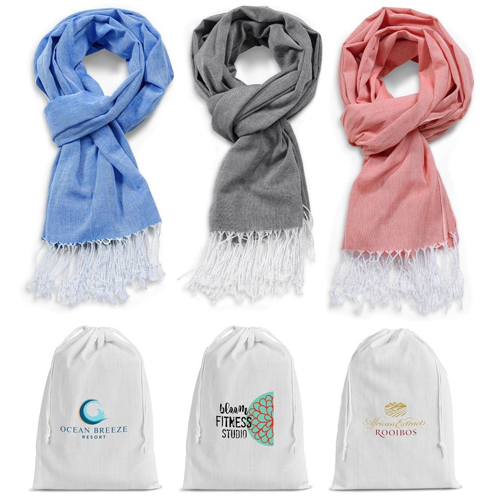 All Seasons Melange Scarf - Brand your company Logo! Get a quote - Promo Lingo