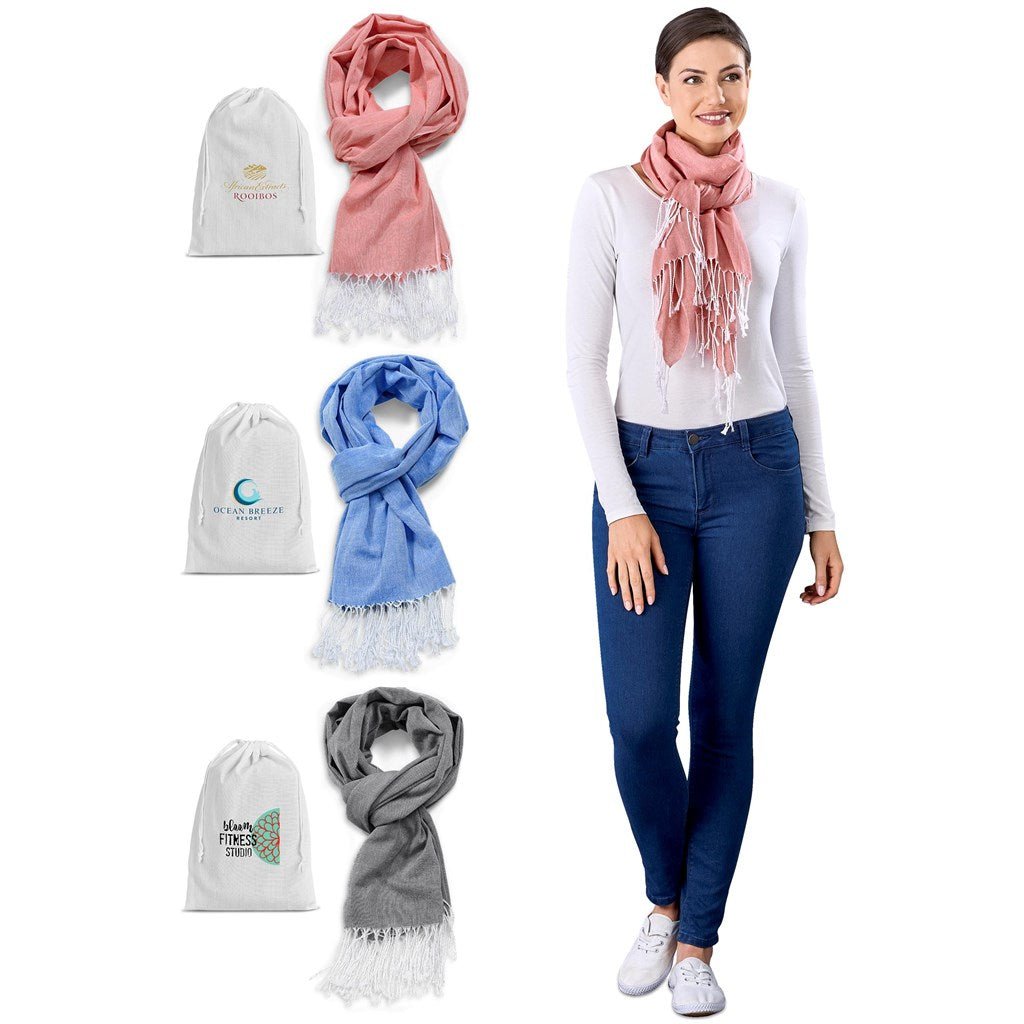All Seasons Melange Scarf - Brand your company Logo! Get a quote - Promo Lingo