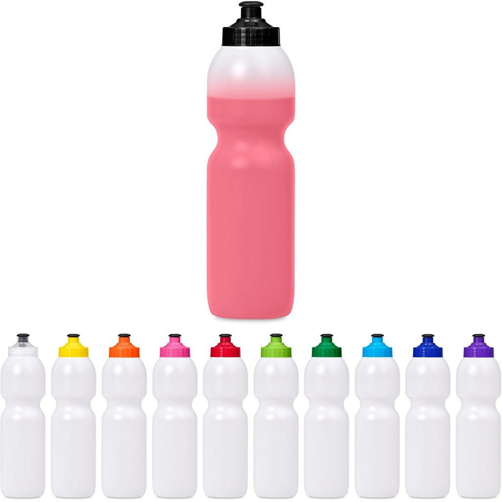 Alpine Plastic Water Bottle - 800ml BPA Free & Colorful Spout - Brand your company Logo! Get a quote - Promo Lingo