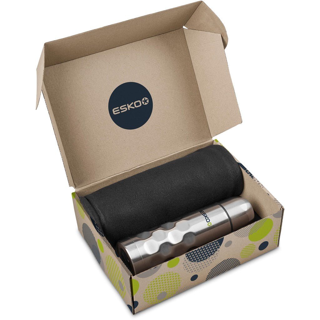 Alps Winter Blanket Gift Set - Brand your company Logo! Get a quote - Promo Lingo