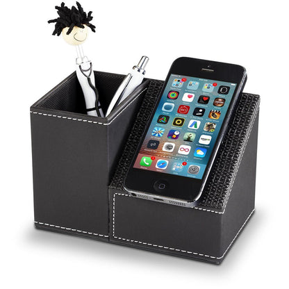 Altitude Advantage Desk Caddy & Phone Holder - Brand your company Logo! Get a quote - Promo Lingo
