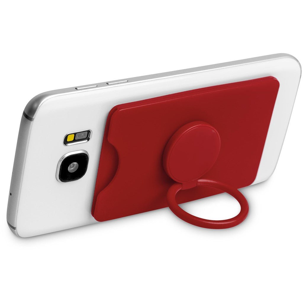 Altitude Axial Phone Card Holder, Ring Grip & Phone Stand - Brand your company Logo! Get a quote - Promo Lingo