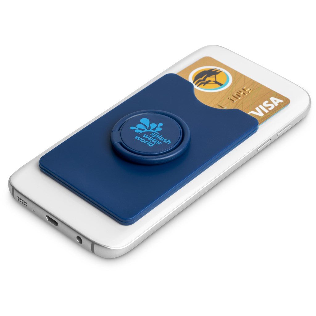 Altitude Axial Phone Card Holder, Ring Grip & Phone Stand - Brand your company Logo! Get a quote - Promo Lingo