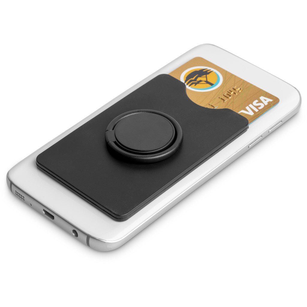 Altitude Axial Phone Card Holder, Ring Grip & Phone Stand - Brand your company Logo! Get a quote - Promo Lingo