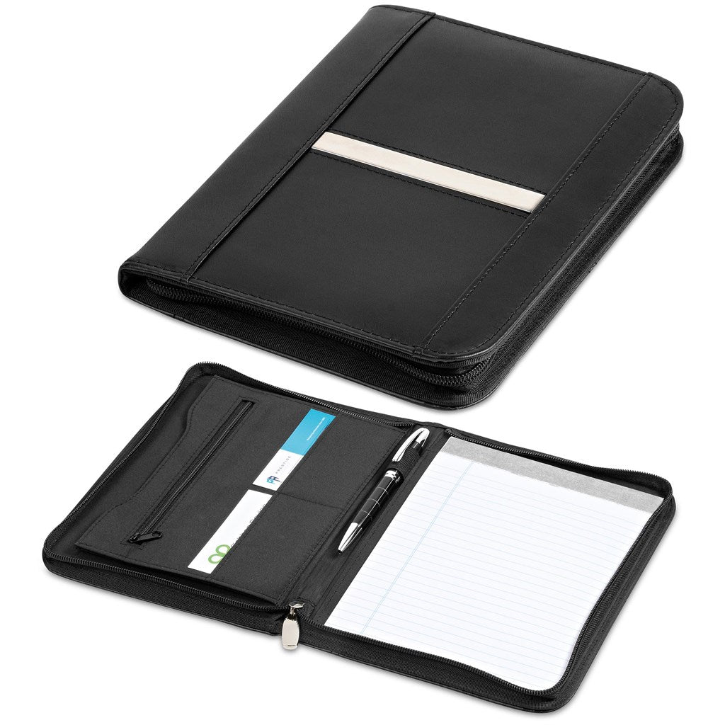 Altitude Benchmark A5 Zip - Around Folder - Brand your company Logo! Get a quote - Promo Lingo