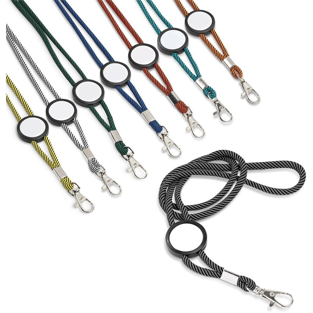 Altitude Candystripe Dome Lanyard - Brand your company Logo! Get a quote - Promo Lingo
