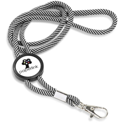 Altitude Candystripe Dome Lanyard - Brand your company Logo! Get a quote - Promo Lingo