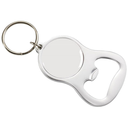 Altitude Chevron Dome Bottle Opener Keyholder for Branding - Brand your company Logo! Get a quote - Promo Lingo