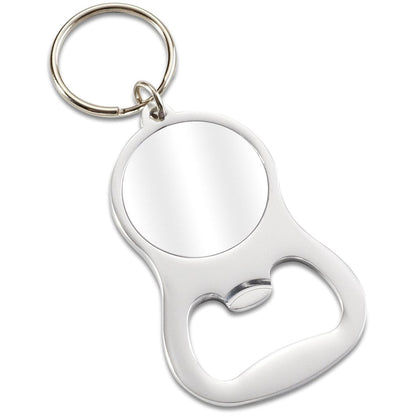 Altitude Chevron Dome Bottle Opener Keyholder for Branding - Brand your company Logo! Get a quote - Promo Lingo