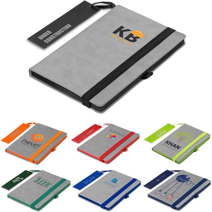 Altitude Colourblock A5 Soft Cover Notebook - Brand your company Logo! Get a quote - Promo Lingo