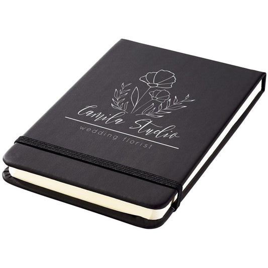 Altitude Discovery A6 Hard Cover Flip Notebook - Brand your company Logo! Get a quote - Promo Lingo