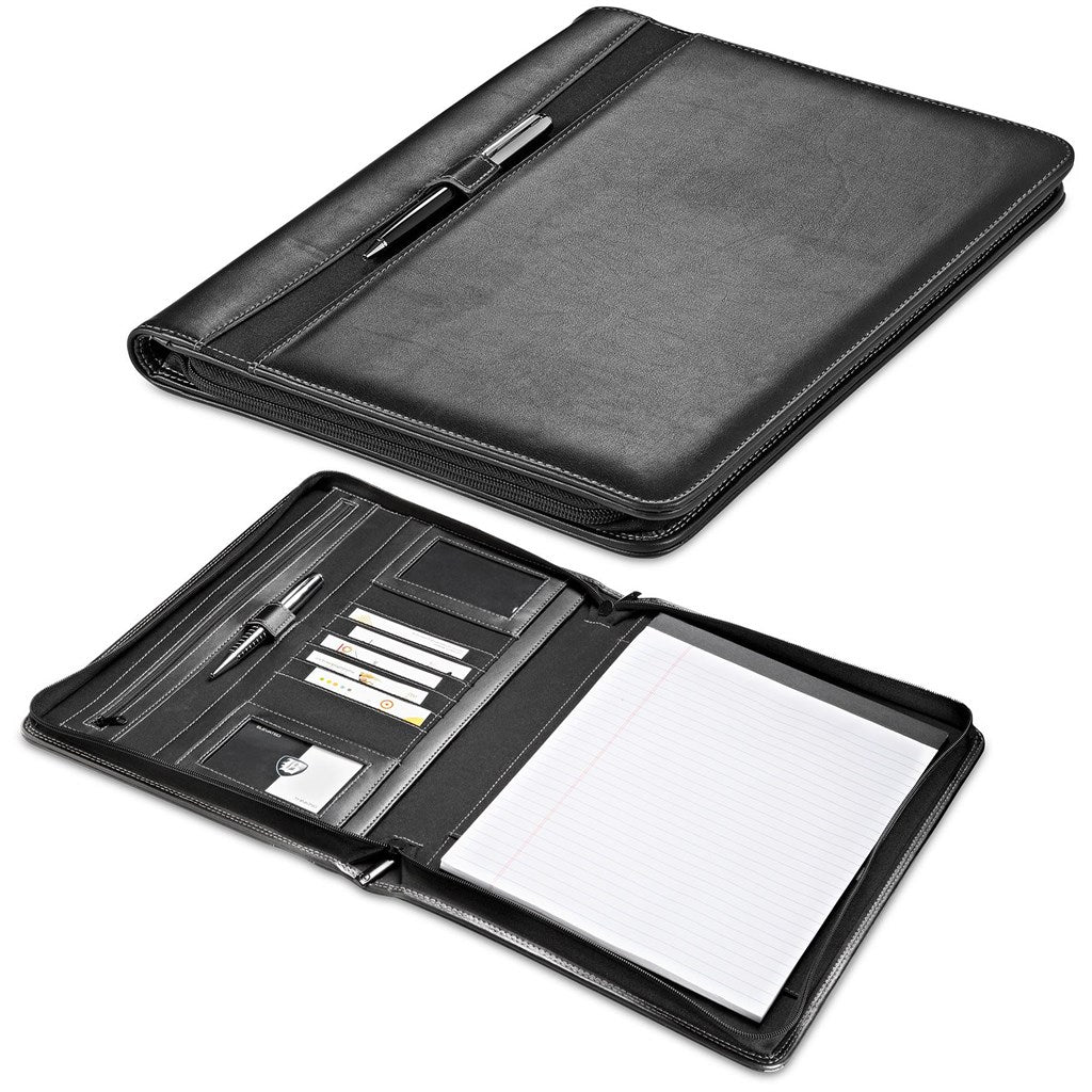 Altitude Eastbrook A4 Zip - Around Folder - Brand your company Logo! Get a quote - Promo Lingo