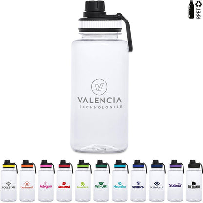 Altitude Franco Recycled PET Water Bottle – 1Litre Eco - Friendly - Brand your company Logo! Get a quote - Promo Lingo