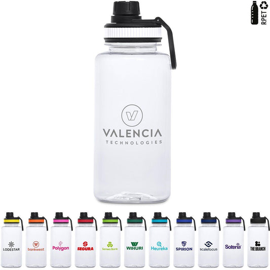 Altitude Franco Recycled PET Water Bottle – 1Litre Eco - Friendly - Brand your company Logo! Get a quote - Promo Lingo