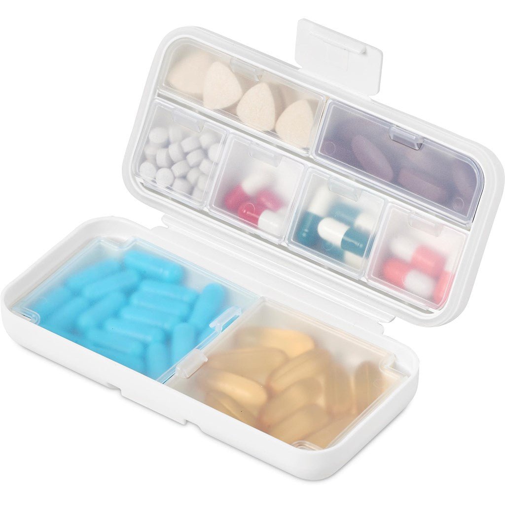 Altitude Grid Travel Pill Box - Brand your company Logo! Get a quote - Promo Lingo
