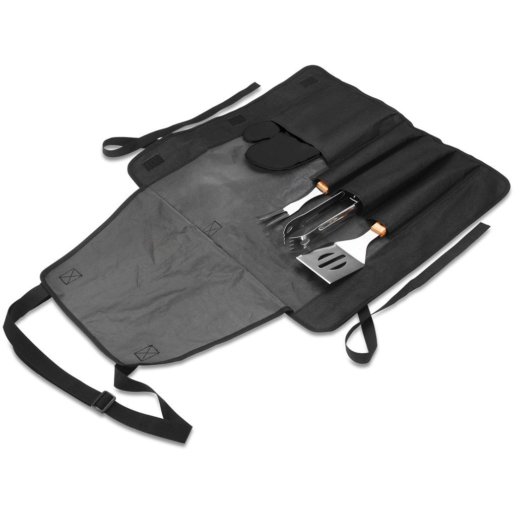 Altitude Griller 4 - Piece Braai Apron Set - Brand your company Logo! Get a quote - Promo Lingo