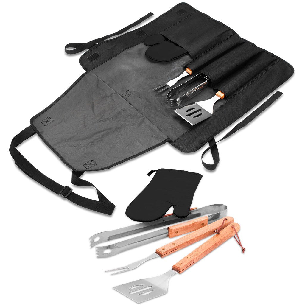 Altitude Griller 4 - Piece Braai Apron Set - Brand your company Logo! Get a quote - Promo Lingo