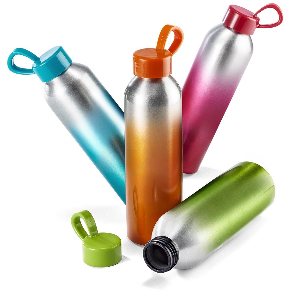 Altitude Island Aluminium Water Bottle - 650ml Unique Design - Brand your company Logo! Get a quote - Promo Lingo