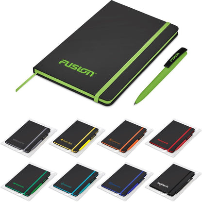 Altitude Johnson Notebook & Pen Set - Brand your company Logo! Get a quote - Promo Lingo