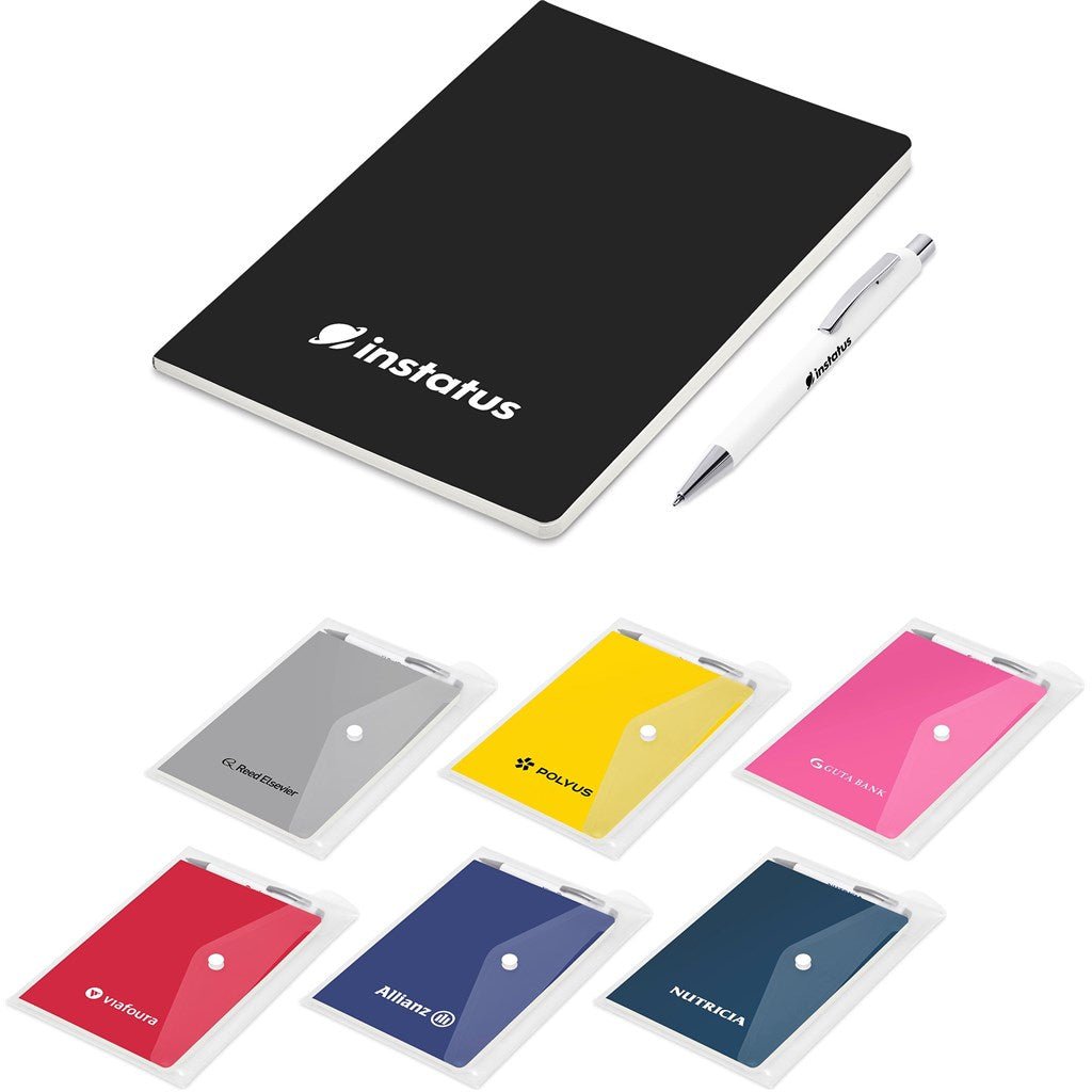 Altitude Mills Notebook & Pen Set - Brand your company Logo! Get a quote - Promo Lingo