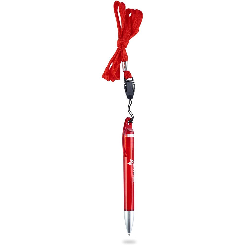Altitude Nova Neck Ball Pen - Red - Brand your company Logo! Get a quote - Promo Lingo