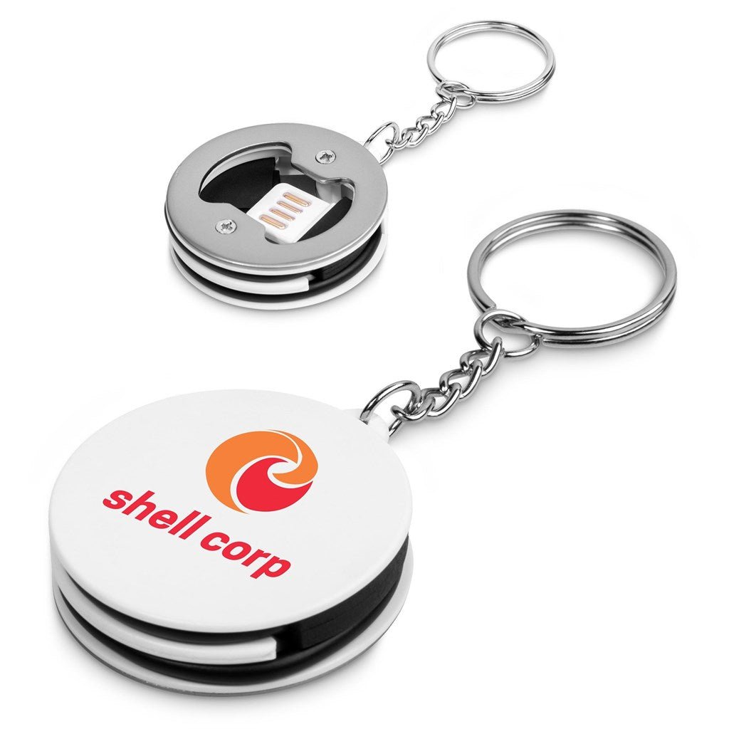 Altitude Oco Bottle Opener Keyholder with Charging Cable Bottle Opener - Get the best branded items from - Promo Lingo