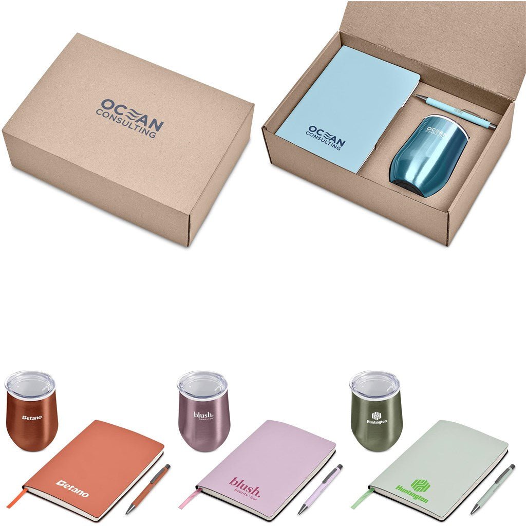 Altitude Pabary Kraft Gift Set - Brand your company Logo! Get a quote - Promo Lingo
