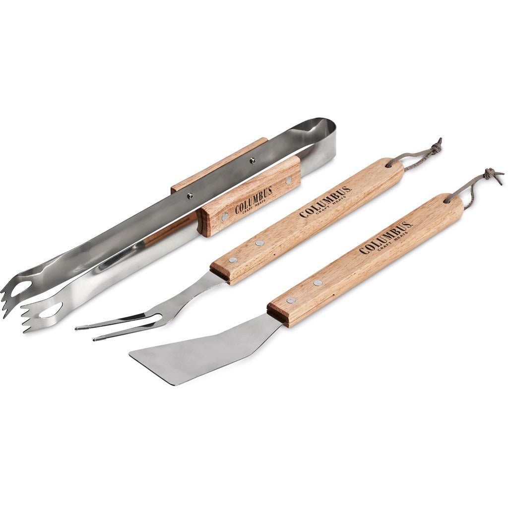 Altitude Palma Bamboo 3 - Piece Braai Set - Brand your company Logo! Get a quote - Promo Lingo