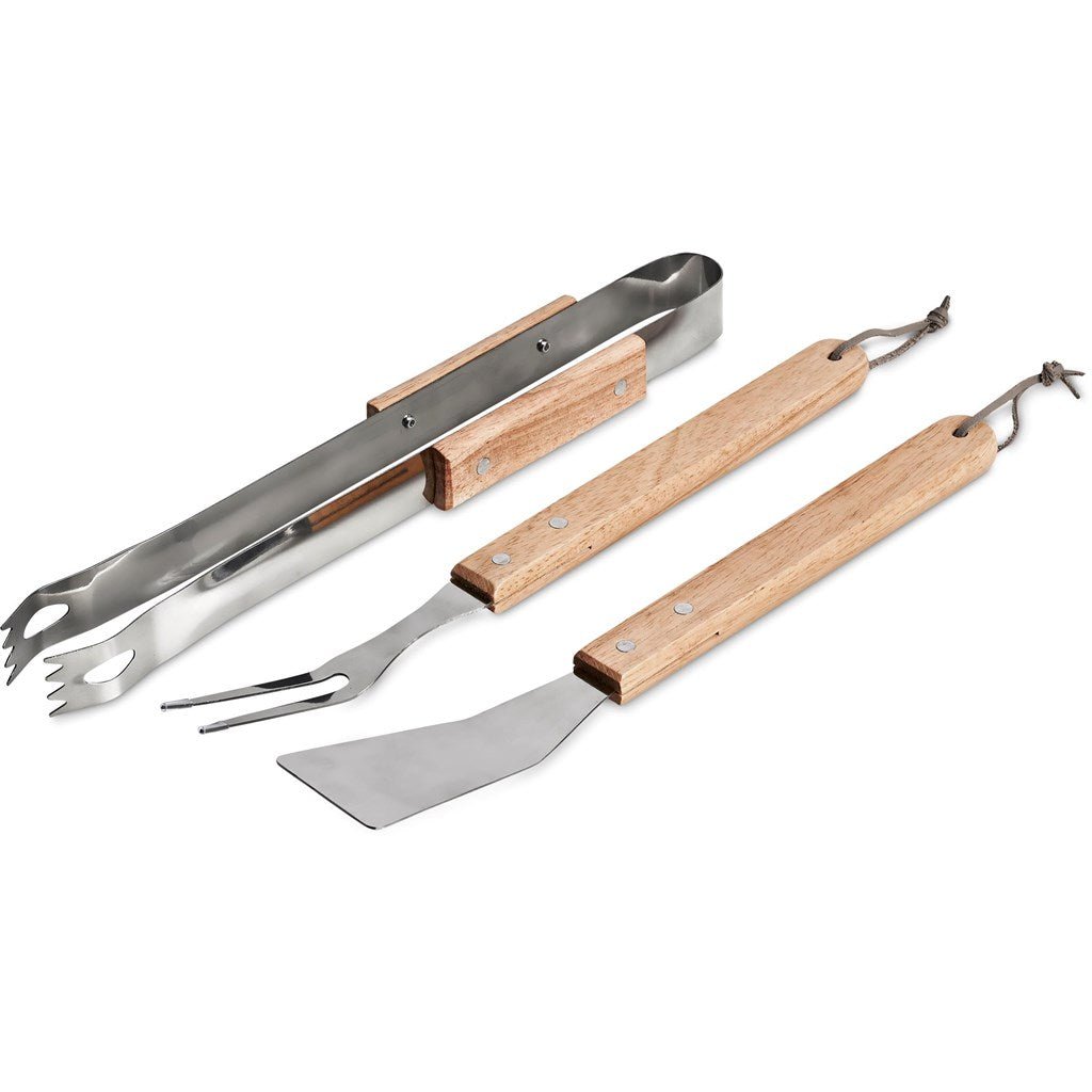 Altitude Palma Bamboo 3 - Piece Braai Set - Brand your company Logo! Get a quote - Promo Lingo