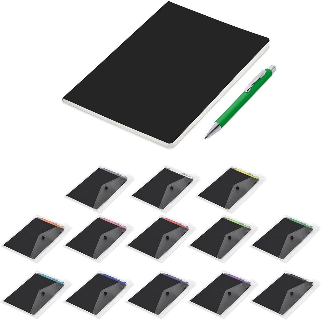 Altitude Perry Notebook & Pen Set - Brand your company Logo! Get a quote - Promo Lingo
