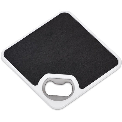Altitude Sela Recycled Plastic Bottle Opener Coaster - Brand your company Logo! Get a quote - Promo Lingo