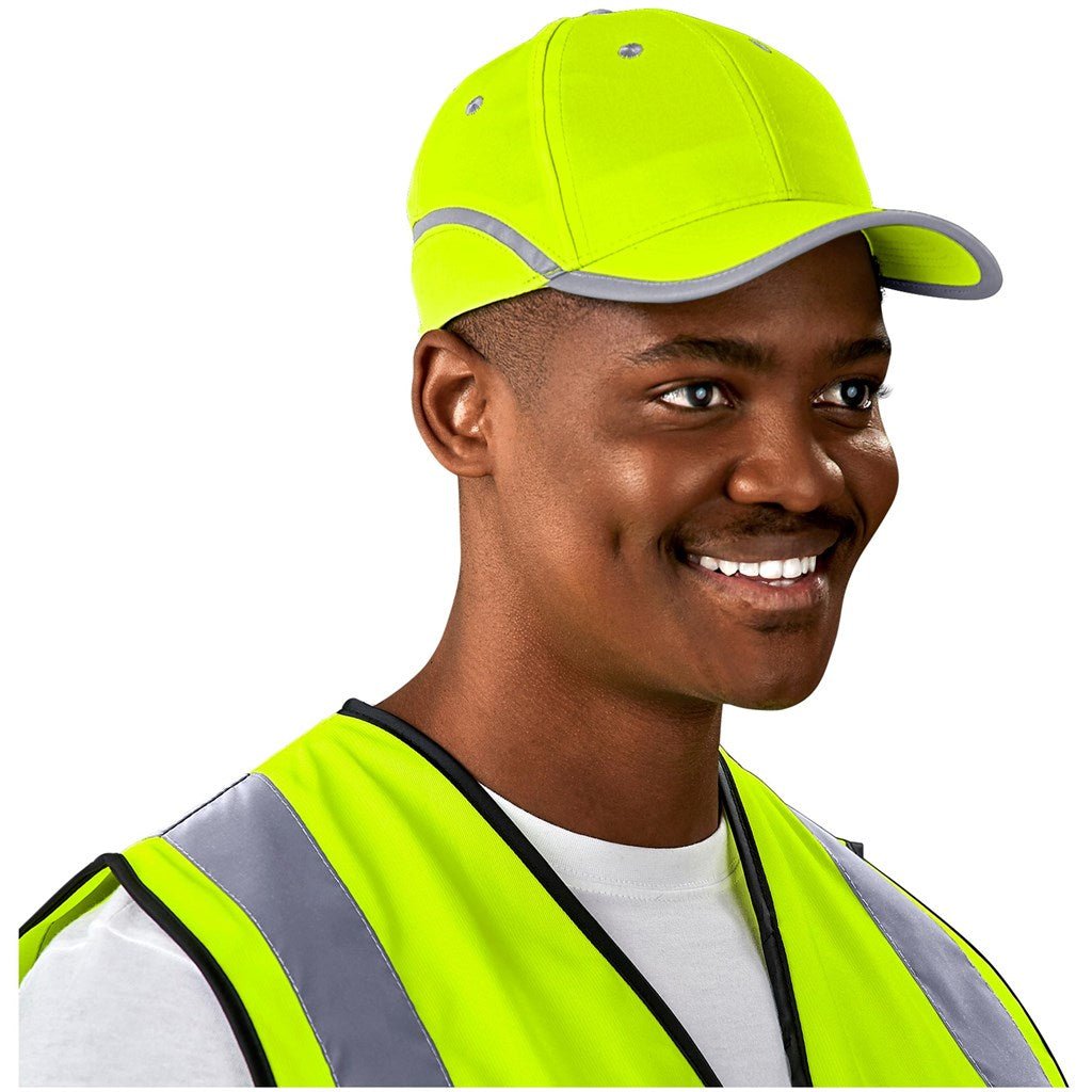 Altitude Signal Hi - Viz Reflective Cap - Brand your company Logo! Get a quote - Promo Lingo