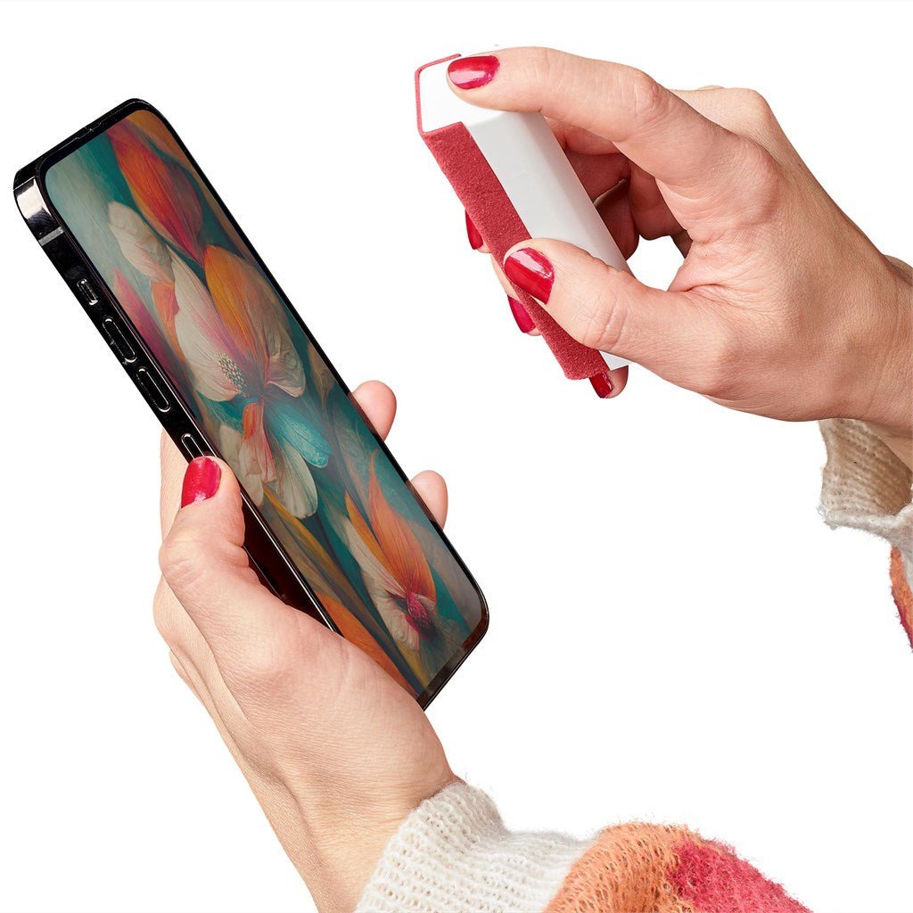 Altitude Slick Sanitising Screen Cleaner with Phone Stand - Brand your company Logo! Get a quote - Promo Lingo