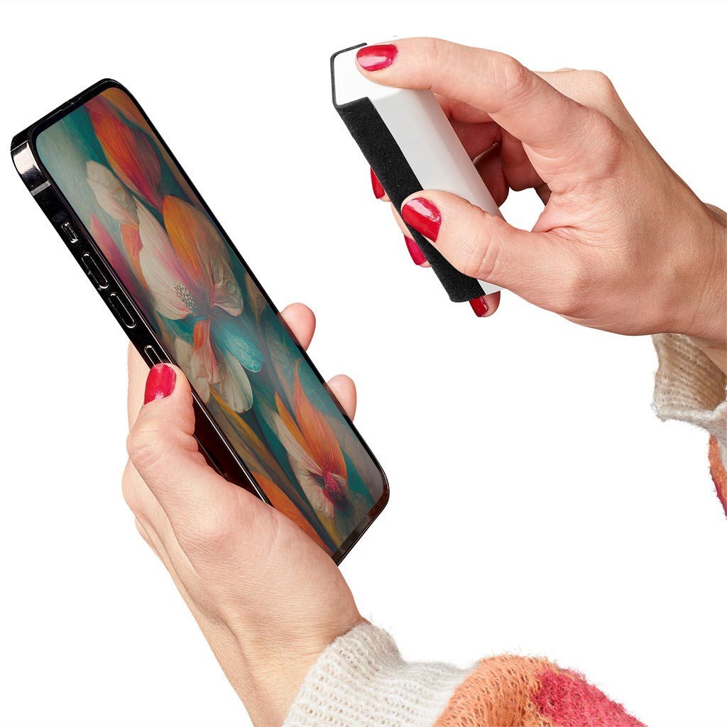 Altitude Slick Sanitising Screen Cleaner with Phone Stand - Brand your company Logo! Get a quote - Promo Lingo