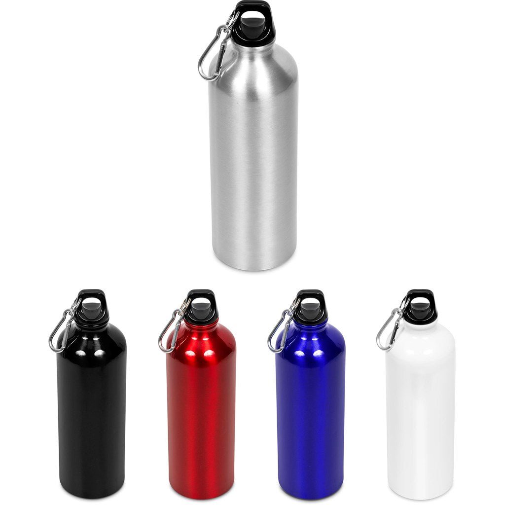 Altitude Solano Aluminium Water Bottle - 750ml with Carabiner - Brand your company Logo! Get a quote - Promo Lingo