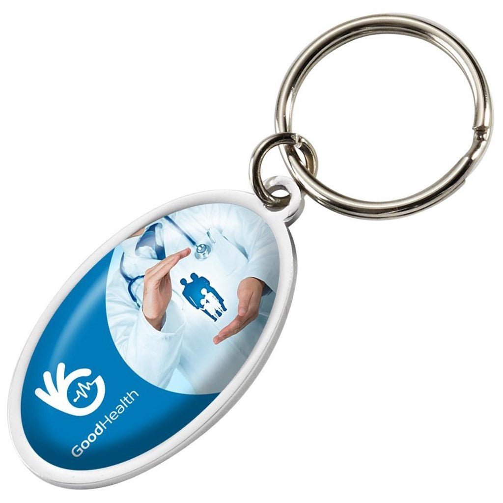Altitude The Oval Dome Keyholder - Brand your company Logo! Get a quote - Promo Lingo