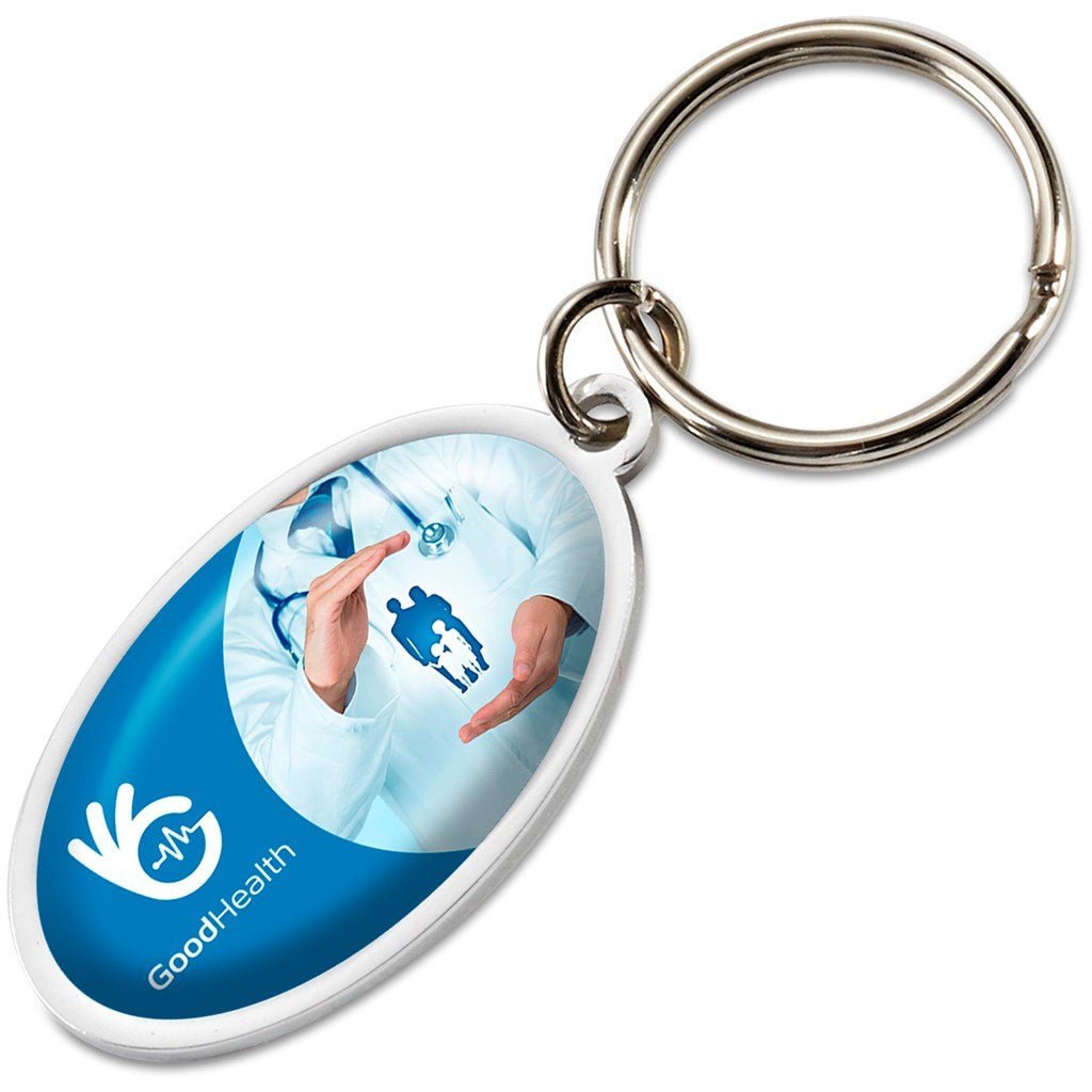 Altitude The Oval Dome Keyholder - Brand your company Logo! Get a quote - Promo Lingo