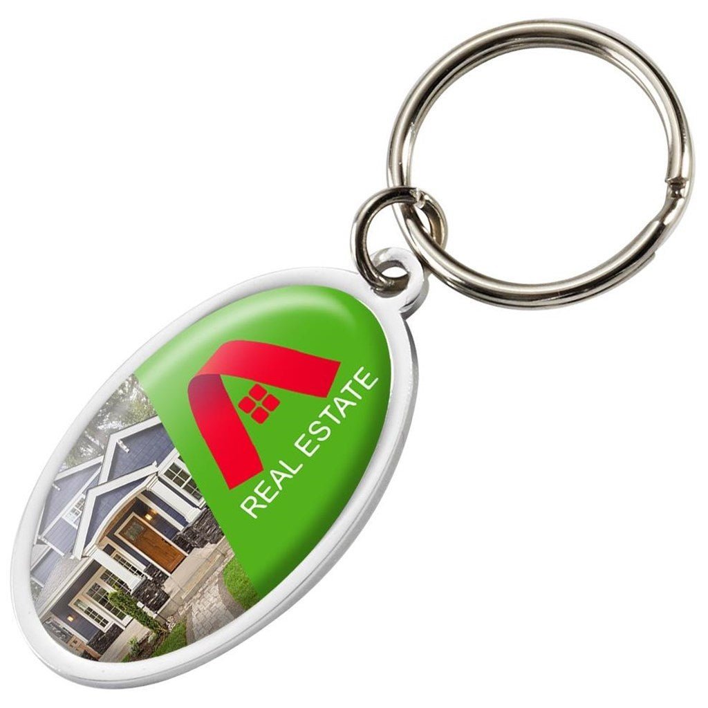 Altitude The Oval Dome Keyholder - Brand your company Logo! Get a quote - Promo Lingo