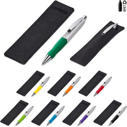 Altitude Turbo Tide Ball Pen in Felt Pouch - Brand your company Logo! Get a quote - Promo Lingo