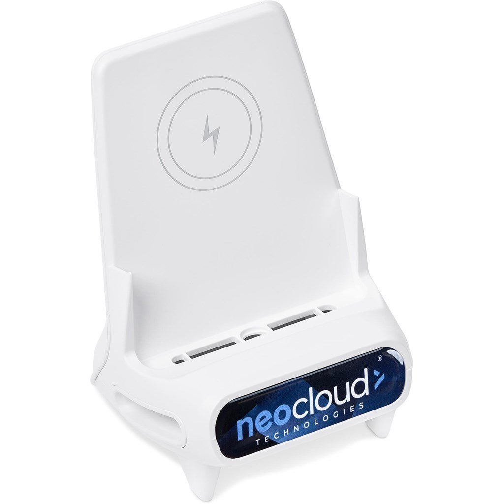 Altitude Wingback Wireless Charging Phone Stand - Brand your company Logo! Get a quote - Promo Lingo