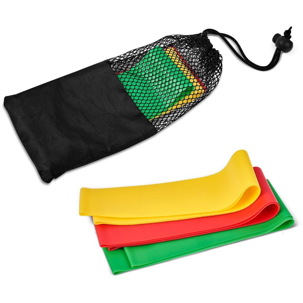 Altitude Workout Resistance Bands - Set Of 3 - Brand your company Logo! Get a quote - Promo Lingo