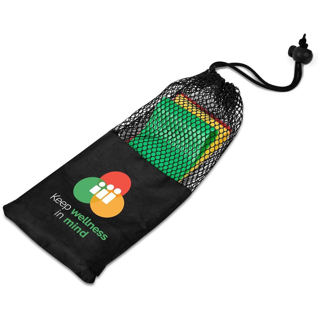 Altitude Workout Resistance Bands - Set Of 3 - Brand your company Logo! Get a quote - Promo Lingo