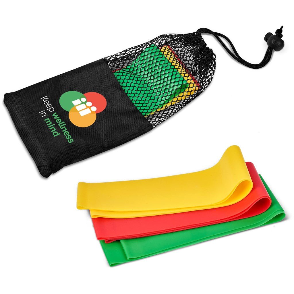 Altitude Workout Resistance Bands - Set Of 3 - Brand your company Logo! Get a quote - Promo Lingo