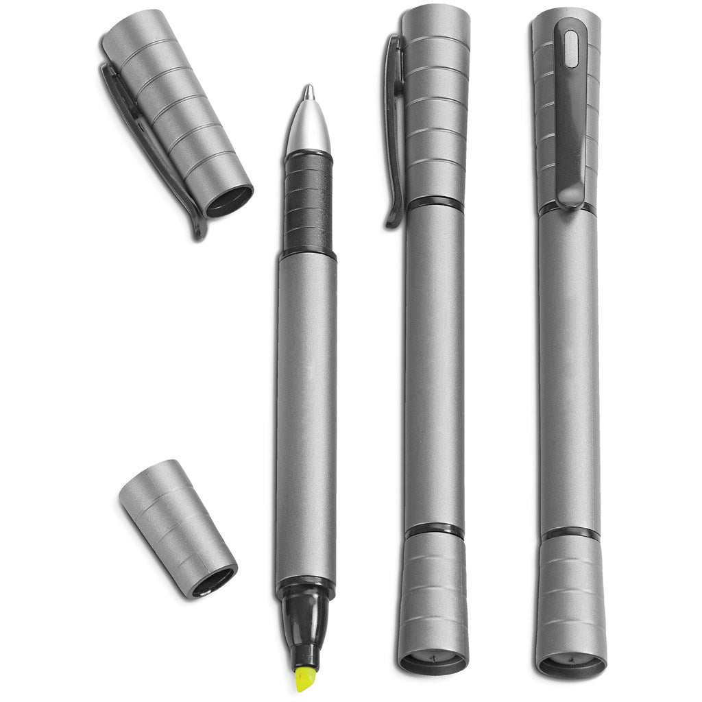 Altitude Writebright Highlighter Ball Pen - Brand your company Logo! Get a quote - Promo Lingo
