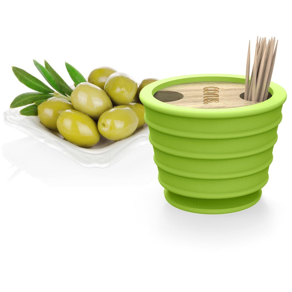 Andy Cartwright Toothpick Holder & Dispenser - Brand your company Logo! Get a quote - Promo Lingo