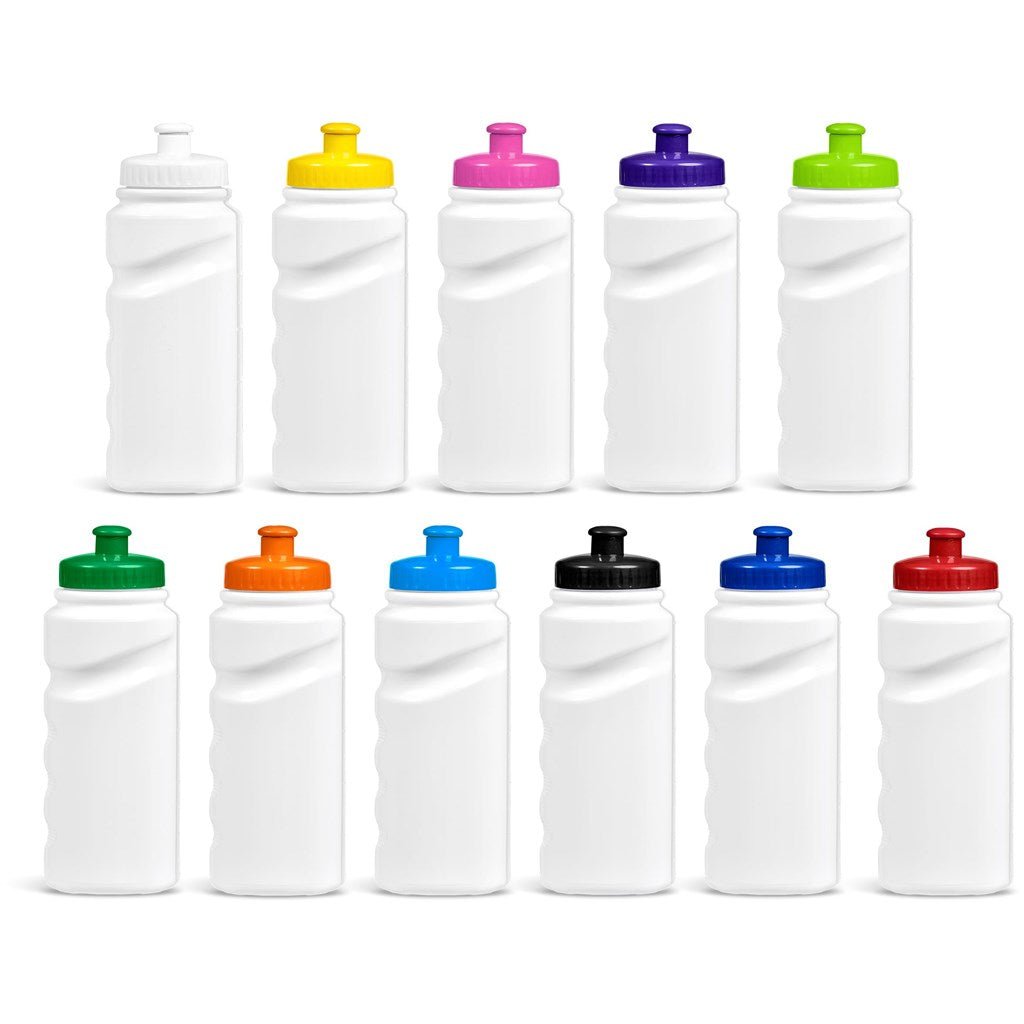 Annex Plastic Water Bottle - 500ml with Volume Markings - Brand your company Logo! Get a quote - Promo Lingo