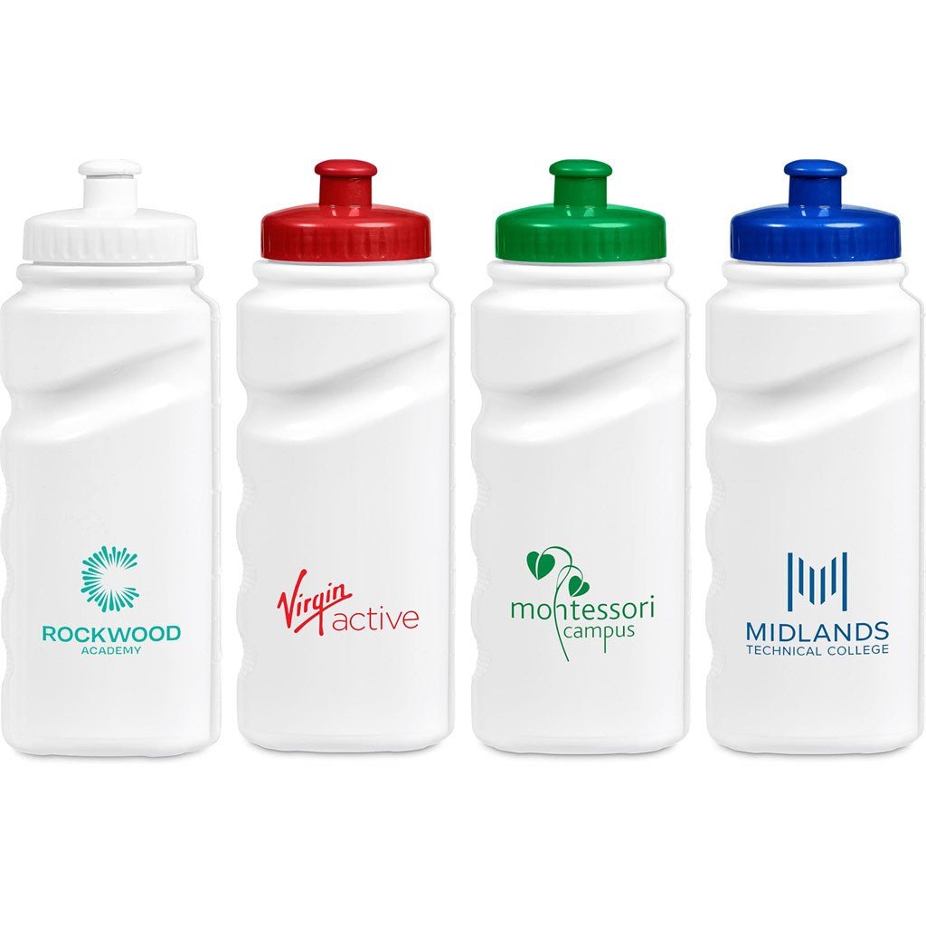 Annex Plastic Water Bottle - 500ml with Volume Markings - Brand your company Logo! Get a quote - Promo Lingo